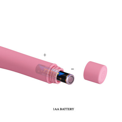Вибромассажер силиконовый для точки G с реалистичной головкой Pixie 15.4 см, нежно-розовый