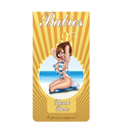 Ароматизатор подвесной картонный "Babies Beach Babe" Морская свежесть   2566497