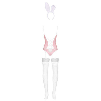 Костюм зайчика Bunny suit, розовый - S/M