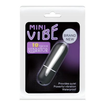 Вибропуля Baile Mini Vibe из ABS-пластика черная