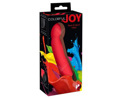 You 2 Toys Вибратор силиконовый для точки-G Joy Red G-Spot Vibe 17.5 см (5875670000), красный