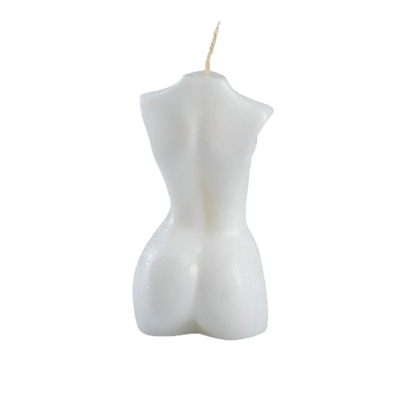 Фигурная свеча "Женское тело №1" молочная, 9см   6919734