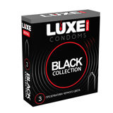 Изображение Презервативы гладкие цветные (черные) Black Collection