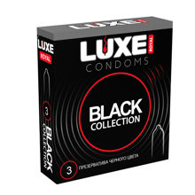 Презервативы гладкие цветные (черные) Black Collection