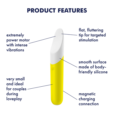 Мини-вибратор Satisfyer Ultra Power Bullet 7 (yellow)