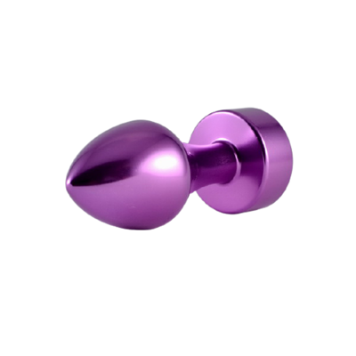 Пурпурная анальная пробка Rosebud Aluminium