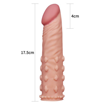 Насадка на пенис удлиняющая Super-Realistic Penis Extension Sleeve