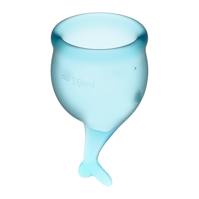 Satisfyer Менструальные чаши Feel Secure 15 и 20 мл голубые