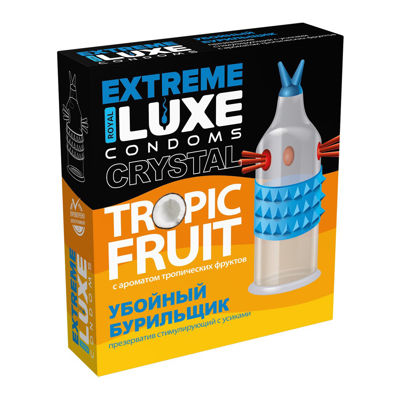 Изображение Презервативы Luxe EXTREME Убойный Бурильщик (Тропические фрукты)