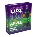 Изображение Презервативы Luxe BLACK ULTIMATE Грива Мулата (Яблоко)