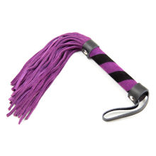Пурпурно-черная плеть замшевая 27 см 292301044