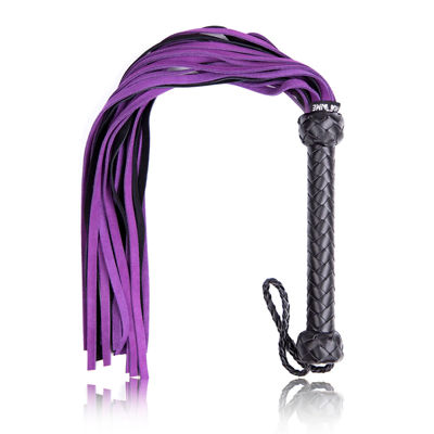 Замшевая плеть фиолетовая 68 см 296500119