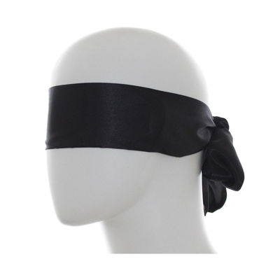 Сатиновая черная маска-полоска 232401055