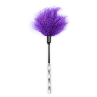 Фиолетовый тиклер с декорированной ручкой 27 см 272300048