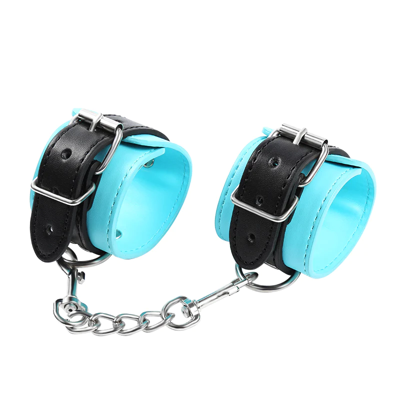 Черно-голубые наручники 253312032