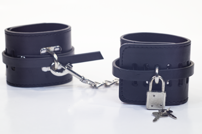 БДСМ наручники с цепью черные 252410079