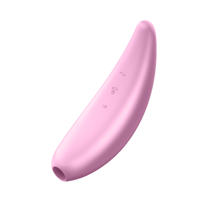 Вакуумный стимулятор Satisfyer Curvy 3+ с дистанционным управлением розовый