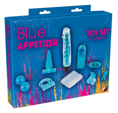 Вибронабор You 2 Toys Blue Appetizer, синий