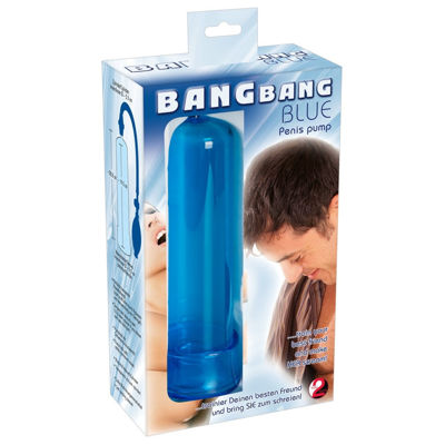 Вакуумная помпа для пениса Bang Bang синяя