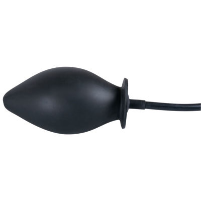 Анальная пробка Inflatable Dildo Butt Plug надувная черная