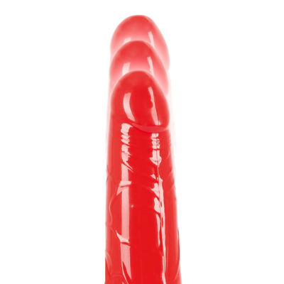 Вибратор Red Push с возвратно-поступательными движениями красный 19,5 см