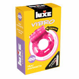 Luxe VIBRO Виброкольцо + презерватив Ужас альпиниста 1шт.