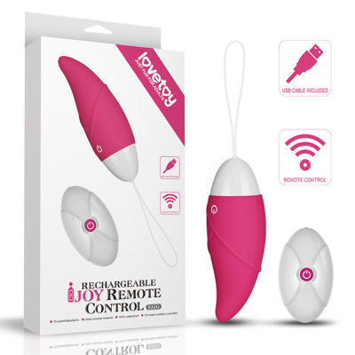 Виброяйцо IJOY Wireless Remote Control Rechargeable Egg розовое 9,8 см