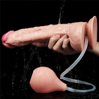 Фаллоимитатор Lovetoy 10'' Squirt Extreme Dildo с имитацией семяизвержения