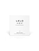Презервативы Lelo HEX Original упаковка 3 штуки