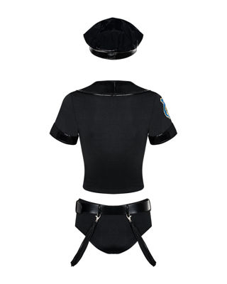Сексуальная униформа женщины-полицейского S/M