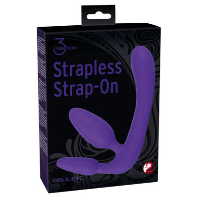 Многофункциональный страпон Strapless Strap-On фиолетовый