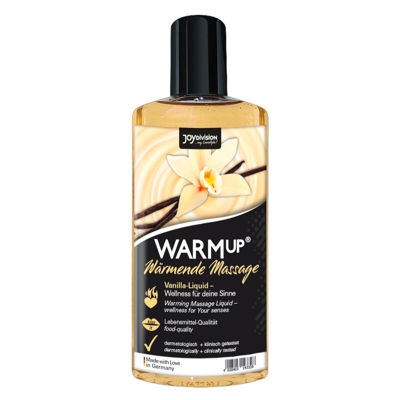 Разогревающее массажное масло WARMup со вкусом ванили 150 мл