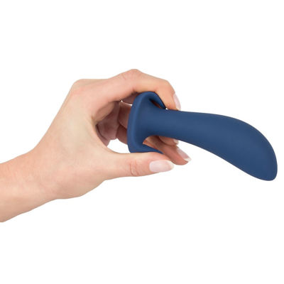 Анальная втулка Vibrating Butt Plug синяя 12 см