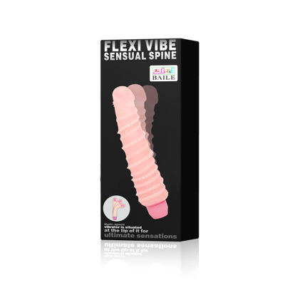 Вибратор с хребтом Flexi Vibe Sensual Spine гнущийся 19.5 см