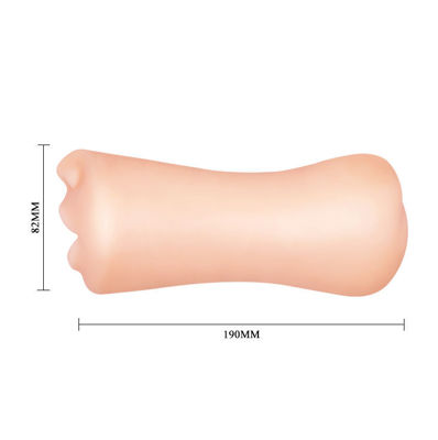 Двусторонний мастурбатор CRAZY BULL Gemini вагина и ротик 19 см