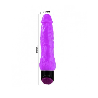 Вибратор Colorful Sex Experience пурпурный 24 см