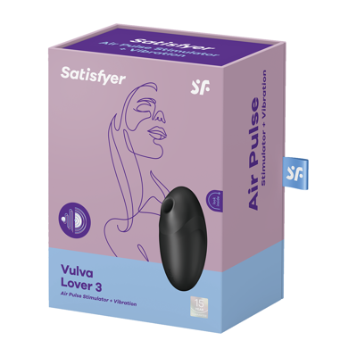 Клиторальный стимулятор Satisfyer Vulva Lover 3 черный