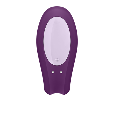 Satisfyer Вибратор для пар Double Joy с управлением через приложение,  фиолетовый