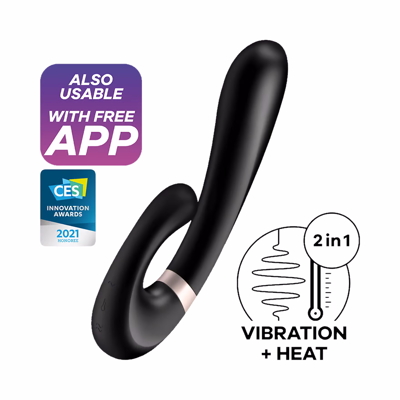 Вибромассажер Satisfyer Heat Wave Connect App (Black)