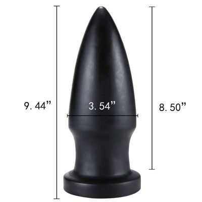 Анальная пробка NLonely Butt Plug 24 см чёрная