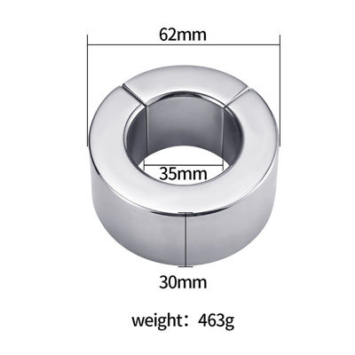 Эрекционное кольцо Nlonely из стали на магнитах 30 мм