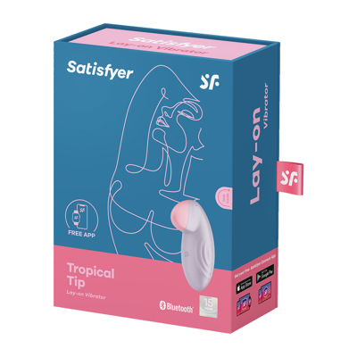 Клиторальный вибратор Satisfyer Tropical Tip Connect App Lilac