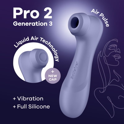 Стимулятор Satisfyer Pro 2 Generation 3 Liquid Air Vibration Lilac