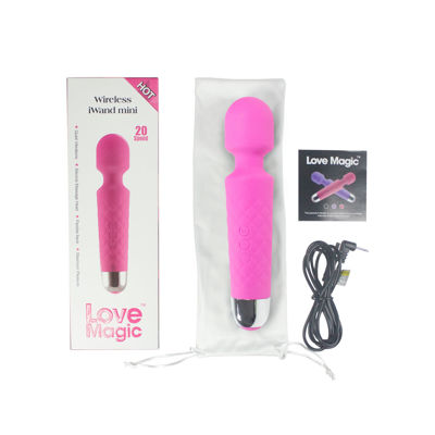 Вибромассажер Love Magic Wireless iWand mini розовый