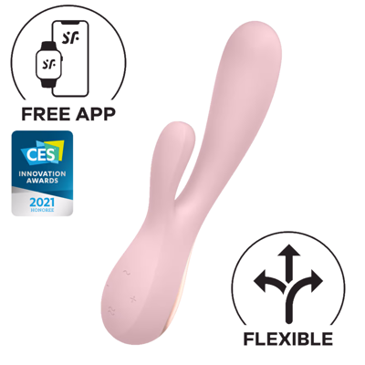 Вибратор Satisfyer Mono Flex Connect App розовый