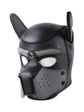 Маска собаки черно-серая М 311900047